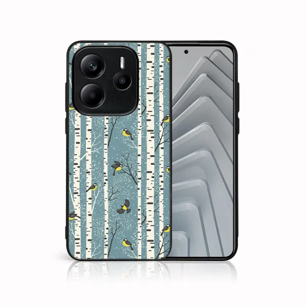 MY ART Kryt s vianočným dizajnom Xiaomi Redmi Note 14S BIRCH (072)