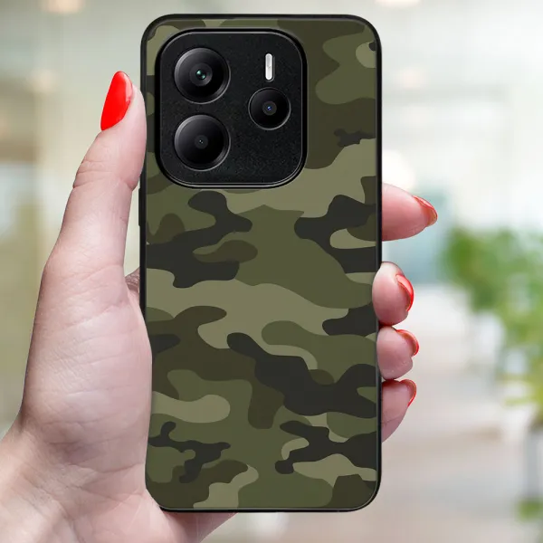 MY ART Ochranný kryt pre Xiaomi Redmi Note 14S GREEN CAMO (235)