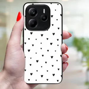 MY ART Ochranný kryt pre Xiaomi Redmi Note 14S BLACK HEARTS (167)