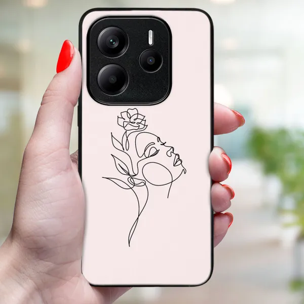 MY ART Ochranný kryt pre Xiaomi Redmi Note 14S ROSE GIRL (198)