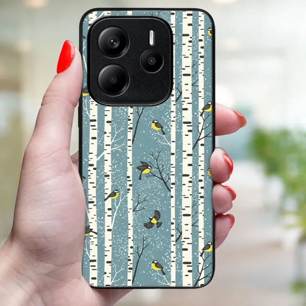 MY ART Kryt s vianočným dizajnom Xiaomi Redmi Note 14S BIRCH (072)