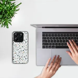 MY ART Ochranný kryt pre Xiaomi Redmi Note 14S GREY TERRAZZO (163)