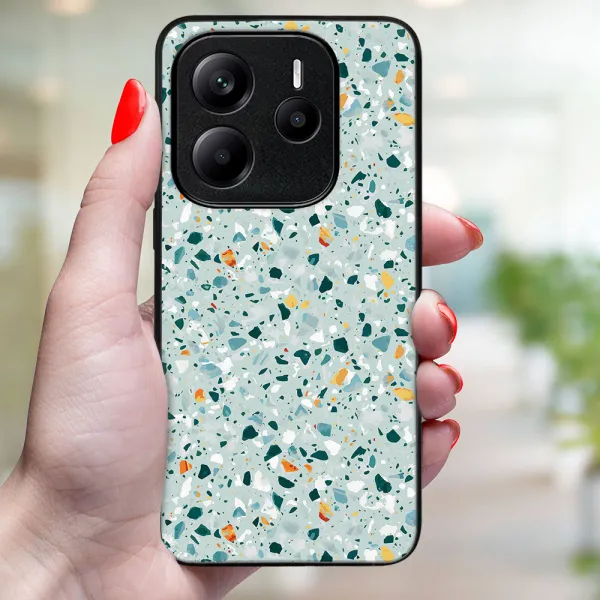 MY ART Ochranný kryt pre Xiaomi Redmi Note 14S BLUE TERRAZZO (164)