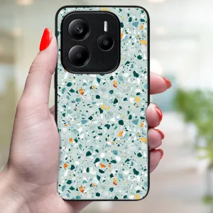 MY ART Ochranný kryt pre Xiaomi Redmi Note 14S BLUE TERRAZZO (164)
