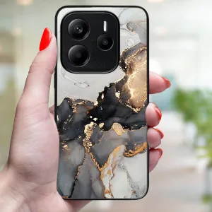 MY ART Ochranný kryt pre Xiaomi Redmi Note 14S GREY MARBLE (140)