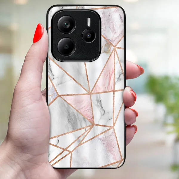MY ART Ochranný kryt pre Xiaomi Redmi Note 14S PINK MARBLE (143)