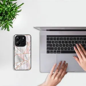 MY ART Ochranný kryt pre Xiaomi Redmi Note 14S PINK MARBLE (143)