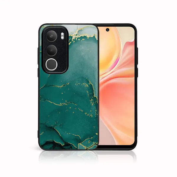 MY ART Ochranný kryt pre Vivo Y19s GREEN MARBLE (145)
