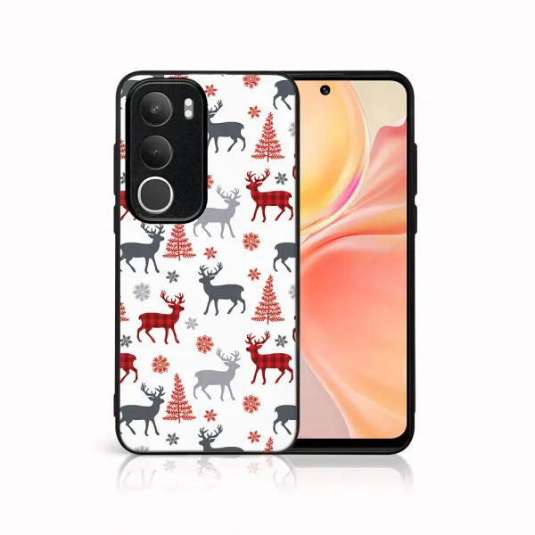 MY ART Kryt s vianočným dizajnom Vivo Y19s DEER (068)