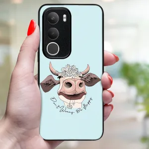 MY ART Ochranný kryt pre Vivo Y19s HAPPY COW (181)