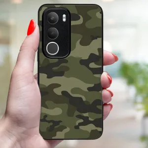 MY ART Ochranný kryt pre Vivo Y19s GREEN CAMO (235)