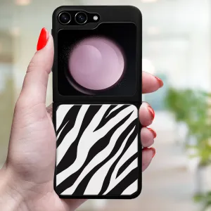 MY ART Ochranný kryt pre Samsung Galaxy Z Flip7 FE 5G / Flip6 5G ZEBRA (237)