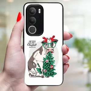 MY ART Kryt s vianočným dizajnom Vivo Y19s MERRY CHRISTMAS (074)