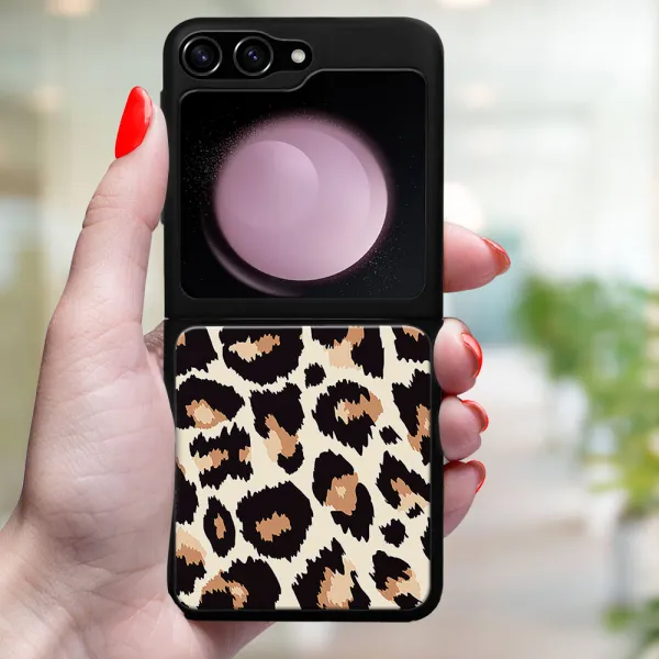 MY ART Ochranný kryt pre Samsung Galaxy Z Flip7 FE 5G / Flip6 5G LEOPARD PRINT (238)