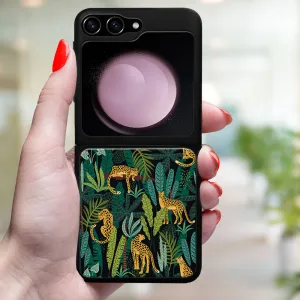 MY ART Ochranný kryt pre Samsung Galaxy Z Flip7 FE 5G / Flip6 5G LEOPARD (239)