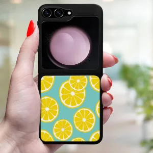 MY ART Ochranný kryt pre Samsung Galaxy Z Flip7 FE 5G / Flip6 5G LEMON (121)