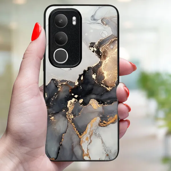 MY ART Ochranný kryt pre Vivo Y19s GREY MARBLE (140)
