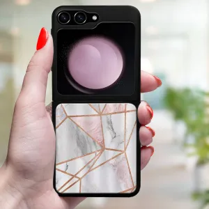 MY ART Ochranný kryt pre Samsung Galaxy Z Flip7 FE 5G / Flip6 5G PINK MARBLE (143)