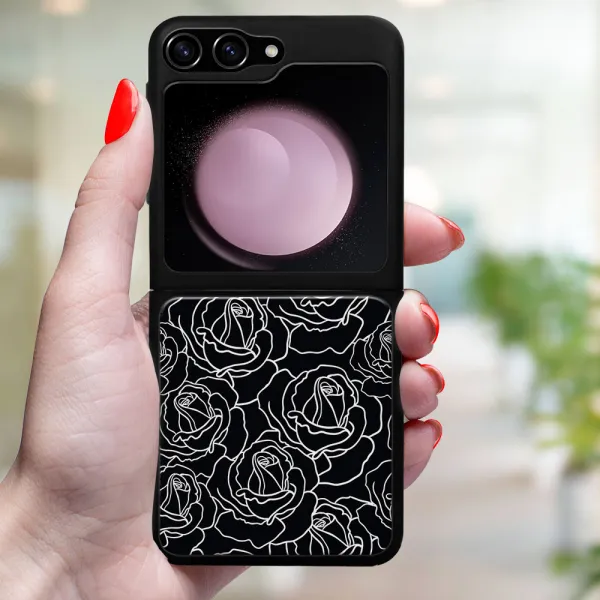 MY ART Ochranný kryt pre Samsung Galaxy Z Flip7 FE 5G / Flip6 5G ROSES (172)
