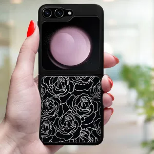 MY ART Ochranný kryt pre Samsung Galaxy Z Flip7 FE 5G / Flip6 5G ROSES (172)