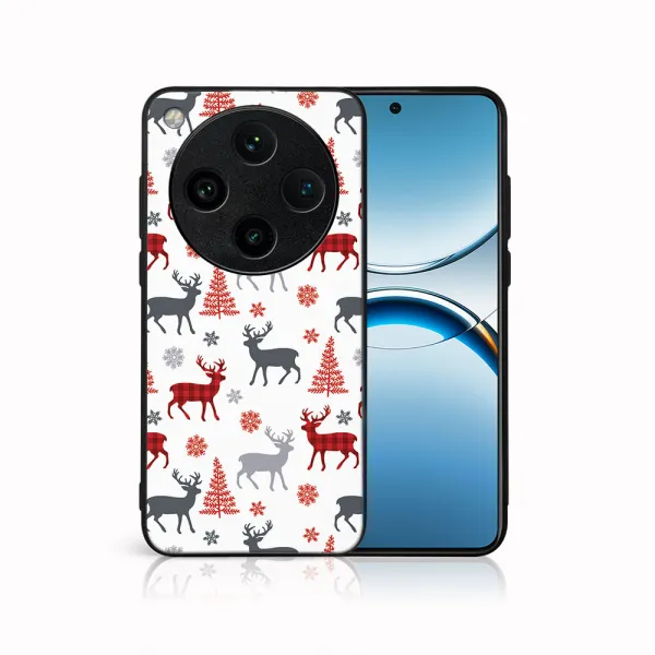 MY ART Kryt s vianočným dizajnom Oppo Find X8 Pro 5G DEER (068)