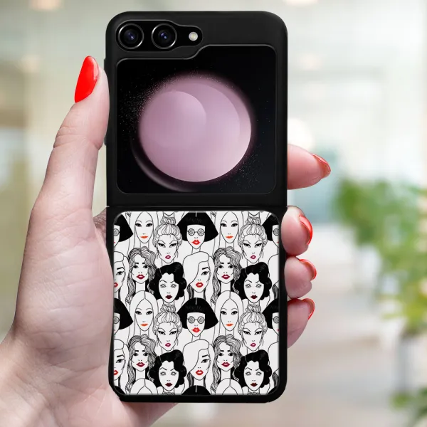 MY ART Ochranný kryt pre Samsung Galaxy Z Flip7 FE 5G / Flip6 5G LIPSTICK (174)