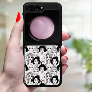 MY ART Ochranný kryt pre Samsung Galaxy Z Flip7 FE 5G / Flip6 5G LIPSTICK (174)