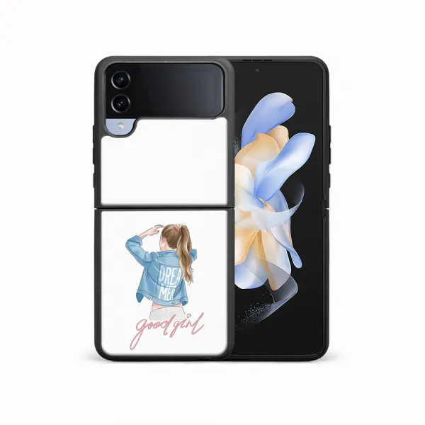 MY ART Ochranný kryt pre Samsung Galaxy Z Flip4 5G GOOD GIRL (130)