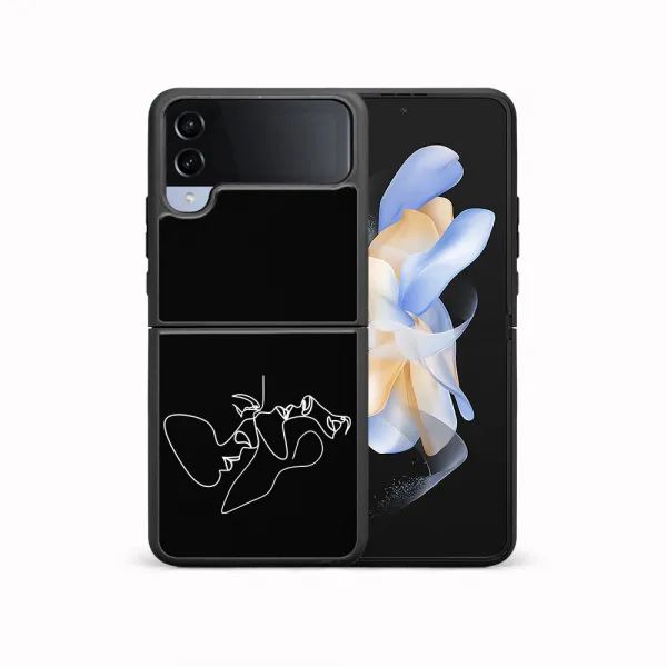 MY ART Ochranný kryt pre Samsung Galaxy Z Flip4 5G FACES (196)