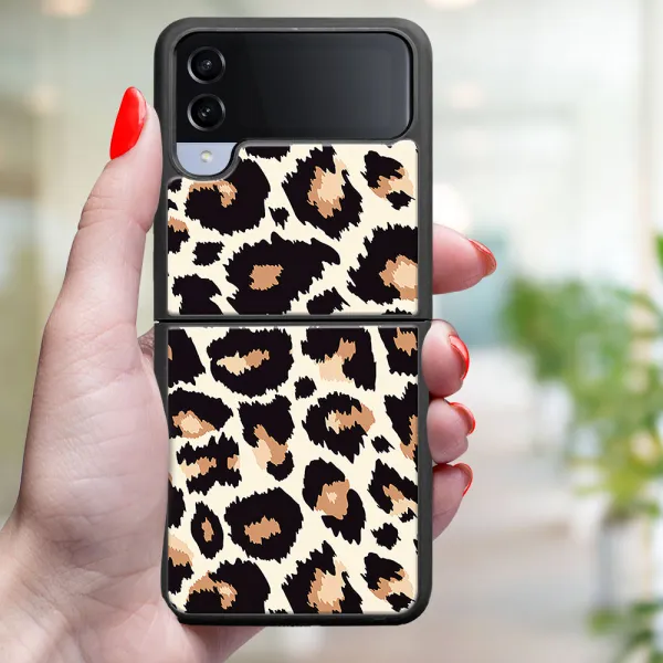 MY ART Ochranný kryt pre Samsung Galaxy Z Flip4 5G LEOPARD PRINT (238)