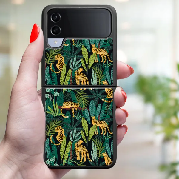 MY ART Ochranný kryt pre Samsung Galaxy Z Flip4 5G LEOPARD (239)