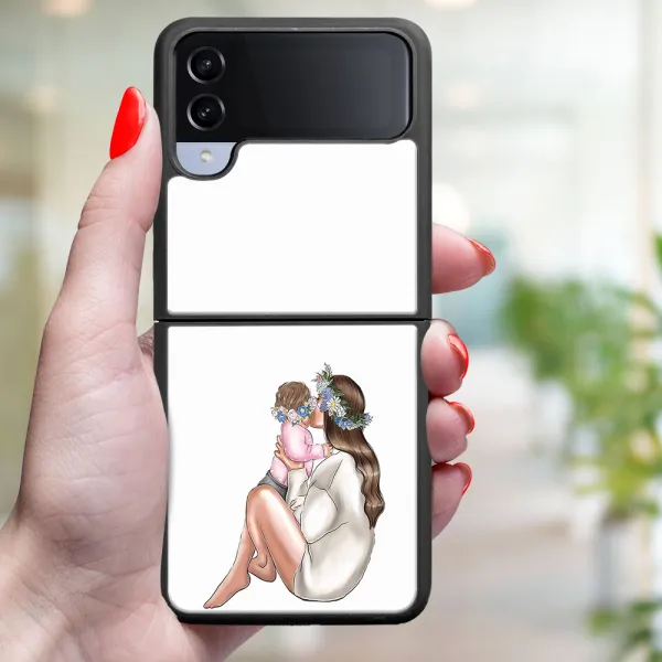 MY ART Ochranný kryt pre Samsung Galaxy Z Flip4 5G BABY GIRL (111)