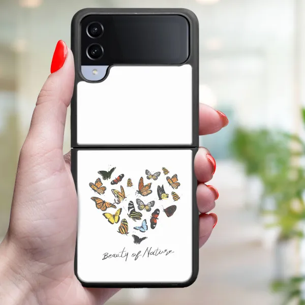 MY ART Ochranný kryt pre Samsung Galaxy Z Flip4 5G BUTTERFLIES (240)