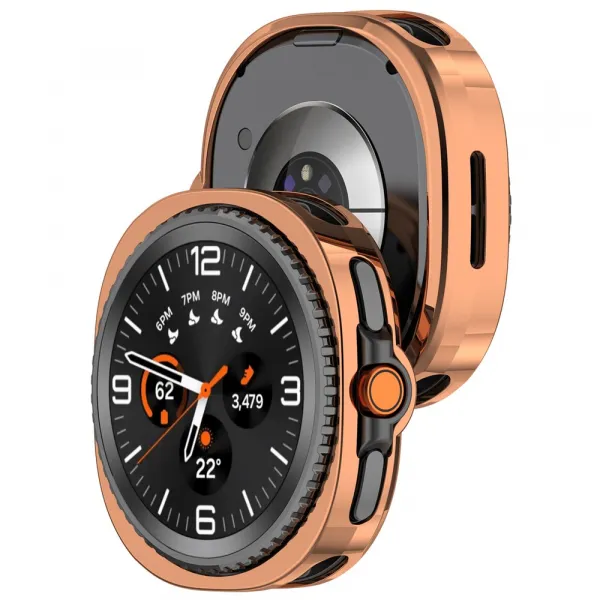 TPU HALF COVER Kryt pre Samsung Galaxy Watch8 Classic 46mm ružovozlatý