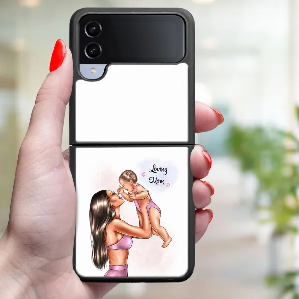 MY ART Ochranný kryt pre Samsung Galaxy Z Flip4 5G LOVING MOM (115)
