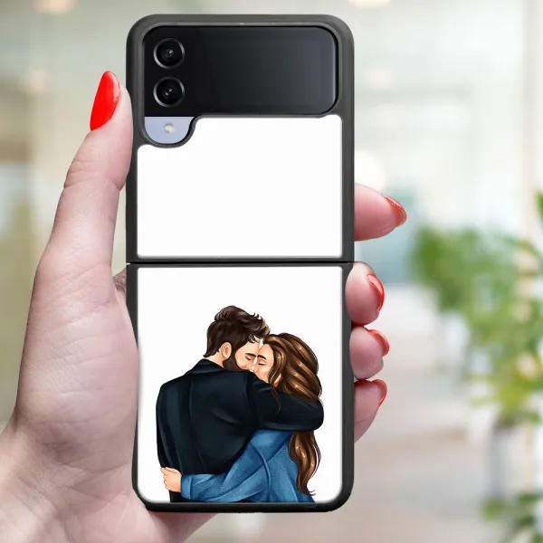 MY ART Ochranný kryt pre Samsung Galaxy Z Flip4 5G COUPLE (117)