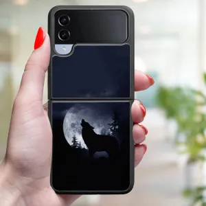 MY ART Ochranný kryt pre Samsung Galaxy Z Flip4 5G WOLF (247)