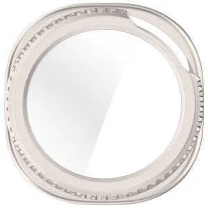 PC FULL COVER Plastový kryt so sklom pre Samsung Galaxy Watch8 Classic 46mm STARLIGHT