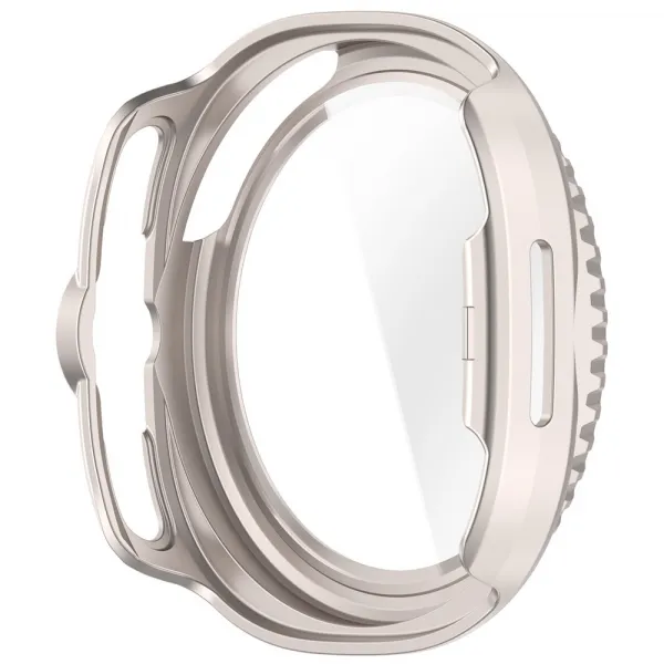 PC FULL COVER Plastový kryt so sklom pre Samsung Galaxy Watch8 Classic 46mm STARLIGHT