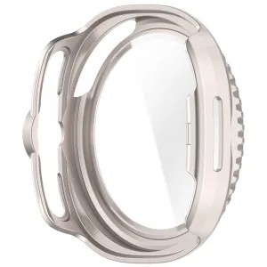 PC FULL COVER Plastový kryt so sklom pre Samsung Galaxy Watch8 Classic 46mm STARLIGHT