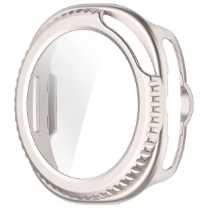 PC FULL COVER Plastový kryt so sklom pre Samsung Galaxy Watch8 Classic 46mm STARLIGHT