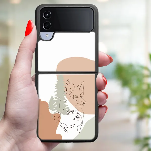 MY ART Ochranný kryt pre Samsung Galaxy Z Flip4 5G FOX (191)