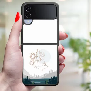 MY ART Ochranný kryt pre Samsung Galaxy Z Flip4 5G LAKE (192)