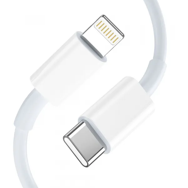 Tech-Protect NCA30 sieťová nabíjačka 30W PD QC + kábel Lightning, biela