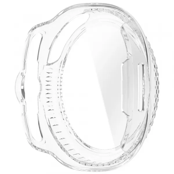 PC FULL COVER Plastový kryt so sklom pre Samsung Galaxy Watch8 Classic 46mm priehľadný