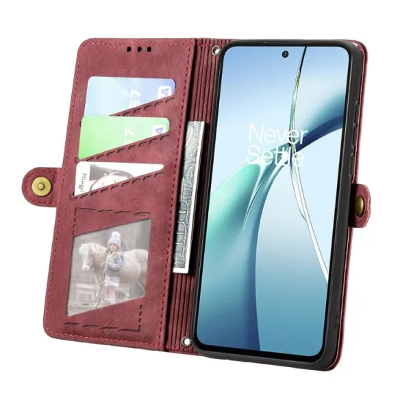 GEOM Peňaženkové puzdro pre Motorola Edge 60 Neo / 50 Neo / ThinkPhone 25 červené