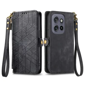 GEOM Peňaženkové puzdro pre Motorola Edge 60 Neo / 50 Neo / ThinkPhone 25 čierne