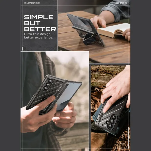 SUPCASE UNICORN BEETLE PRO Odolný kryt Samsung Galaxy Z Fold7 5G čierny