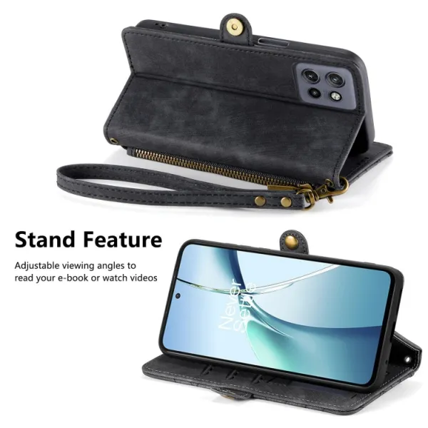 GEOM Peňaženkové puzdro pre Motorola Edge 60 Neo / 50 Neo / ThinkPhone 25 čierne