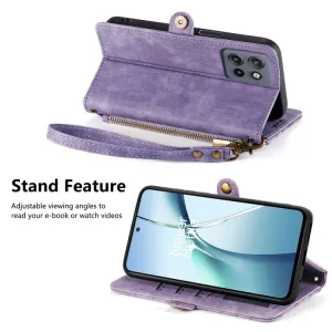 GEOM Peňaženkové puzdro pre Motorola Edge 60 Neo / 50 Neo / ThinkPhone 25 fialové